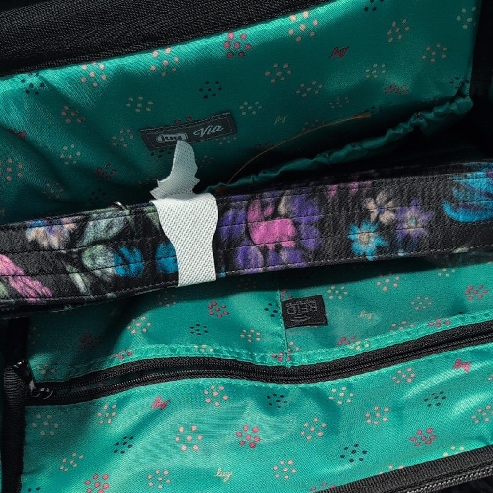 Floral Black Backpack - Picture 5 of 5